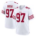 CAdoa SF.49ers #97 Nick Bosa Player White Game Stitched Jerseys