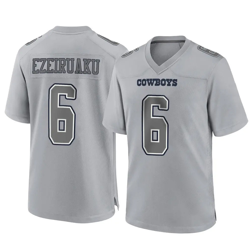 D.Cowboys #6 Donovan Ezeiruaku Player Gray Atmosphere Fashion Home Game CAdoa Stitched Jerseys