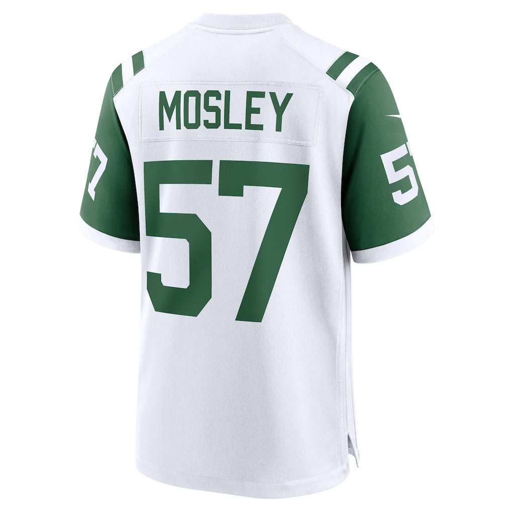 CAdoa NY.Jets #57 C.J. Mosley White Classic Alternate Game Jersey