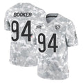 C.Bears #94 Austin Booker Player Arctic Camo Salute to Service Limited CAdoa Stitched Jerseys