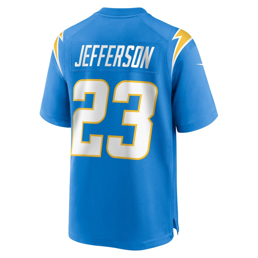 CAdoa LA.Chargers #23 Tony Jefferson Powder Blue Team Game Jersey