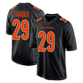 C.Bengals #29 Kyle Dugger Player Black Fashion Game CAdoa Stitched Jerseys