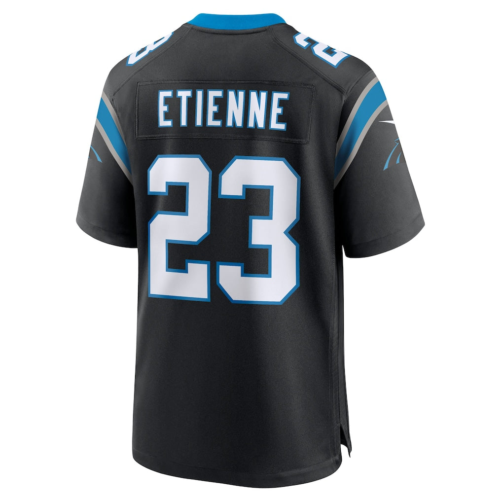 CAdoa C.Panthers #23 Trevor Etienne Black Team Game Jersey
