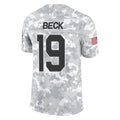 A.Cardinals #19 Carson Beck Player Camo Salute to Service Limited Home beagls Stitched Jerseys