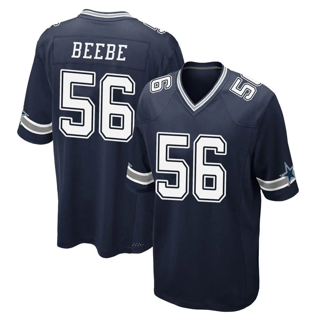 D.Cowboys #56 Cooper Beebe Player Navy Home Game CAdoa Stitched Jerseys