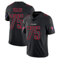 H.Texans #75 Wyatt Teller Player Black Impact Limited Game CAdoa Stitched Jerseys