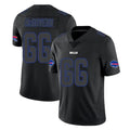 B.Bills #66 Connor McGovern Player Black Impact Limited Home Game CAdoa Stitched Jerseys