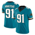 J.Jaguars #91 Arik Armstead Player Teal Prowler Throwback Vapor F.U.S.E. Limited Home Game CAdoa Stitched Jerseys