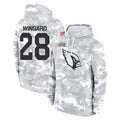A.Cardinals #28 Andrew Wingard Player Arctic Camo Limited Salute to Service Pullover Hoodies Game CAdoa Stitched Jerseys
