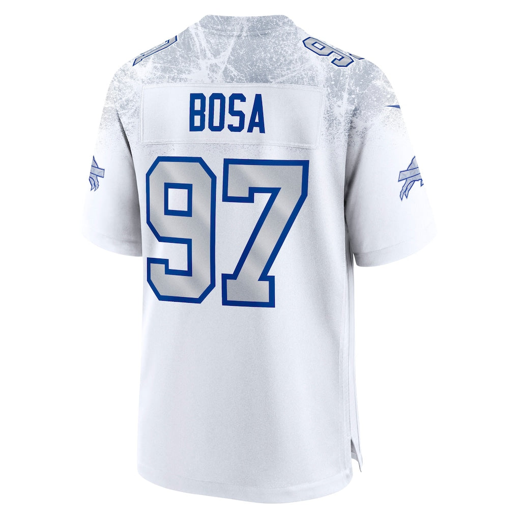 CAdoa B.Bills #97 Joey Bosa White 2025 Rivalries Collection Game Jersey