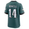 CAdoa P.Eagles #14 Sam Howell Midnight Green Team Game Jersey
