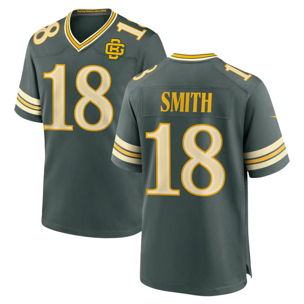 GB.Packers #18 Jonnu Smith Player Green 2026 Rivalries Collection Home Game CAdoa Stitched Jerseys