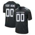 Custom NY.Jets Black Home Game Any Name & Numbers CAdoa Stitched Jerseys