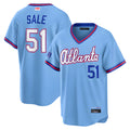 CAdoa A.Braves #51 Chris Sale Player Powder Blue 2026 City Connect T shirt Stitched Jerseys