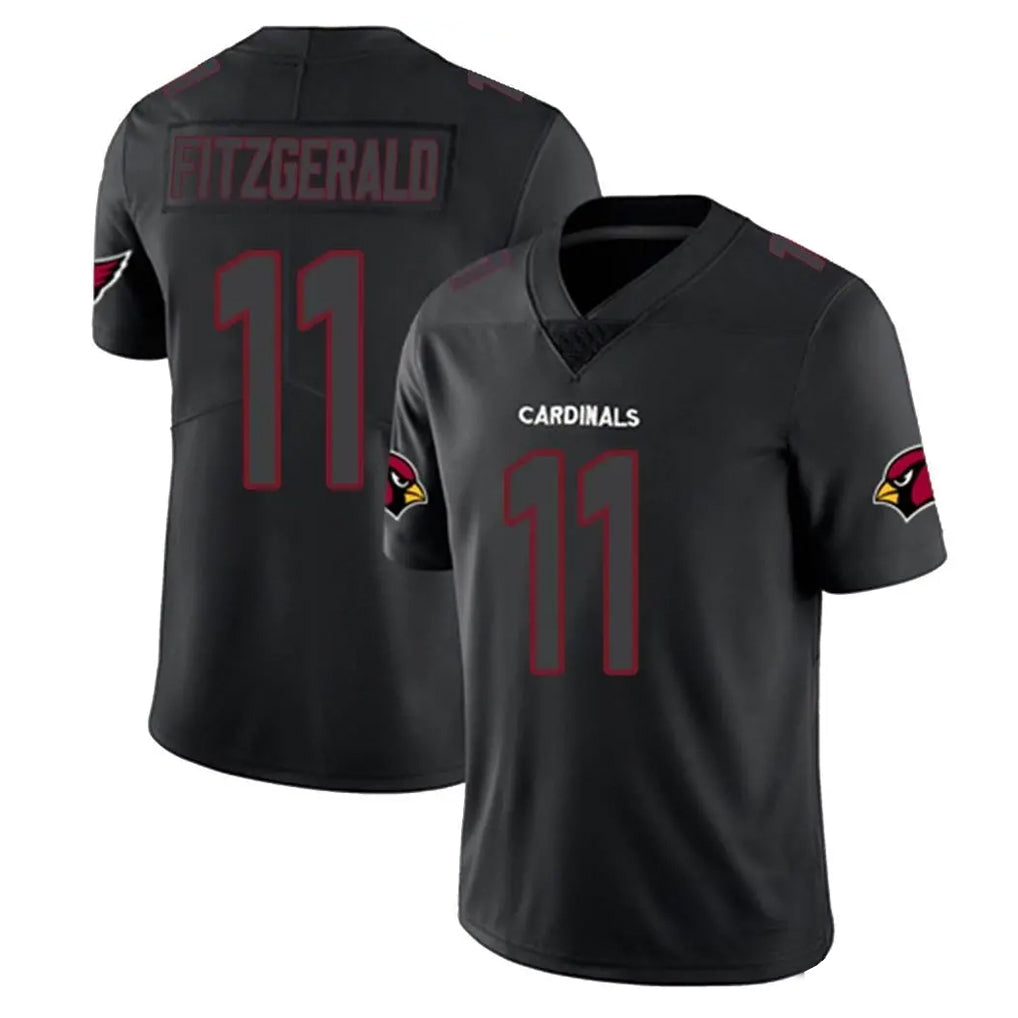 CAdoa A.Cardinals #11 Larry Fitzgerald Player Black Impact Limited Home Game Stitched Jerseys