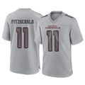 CAdoa A.Cardinals #11 Larry Fitzgerald Player Gray Fashion Home Game Stitched Jerseys