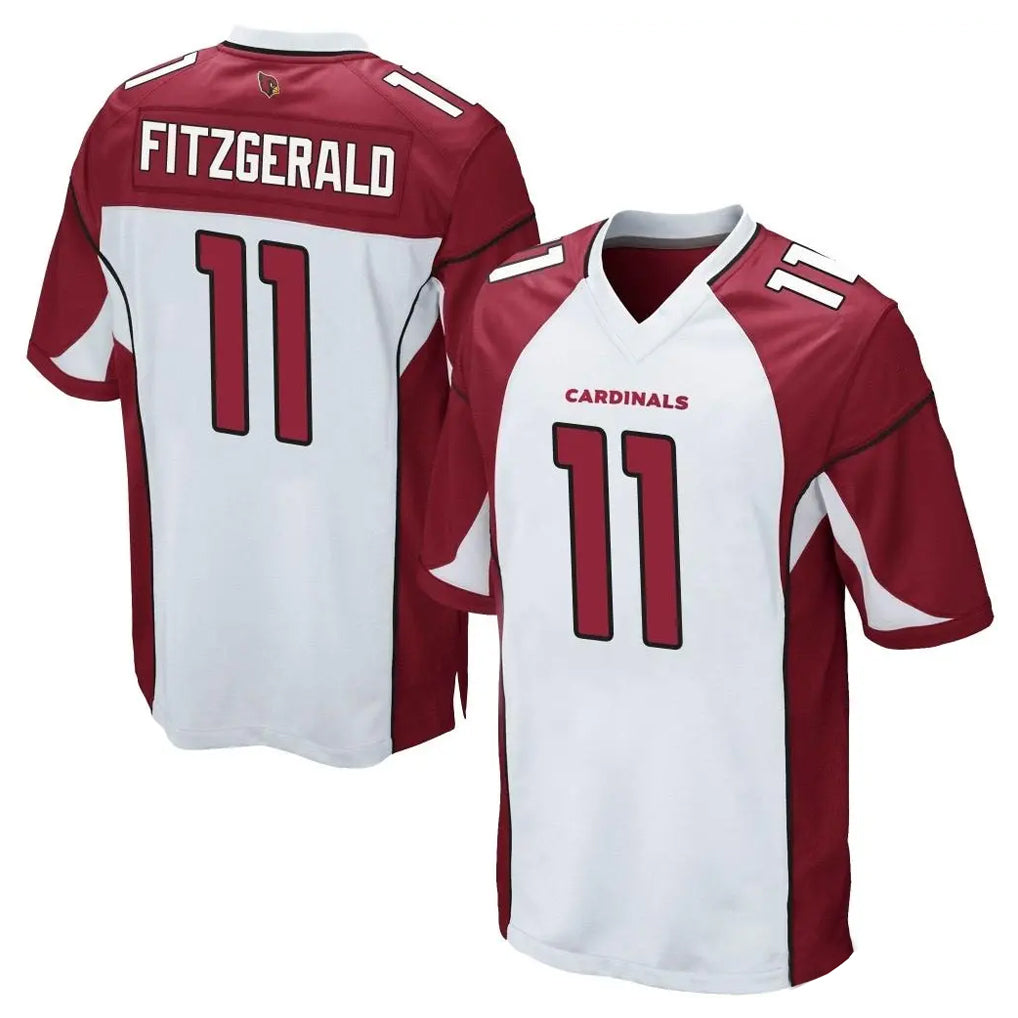 CAdoa A.Cardinals #11 Larry Fitzgerald Player White Cardinal Home Game Stitched Jerseys