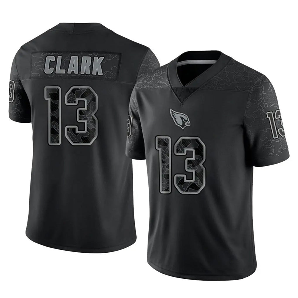 CAdoa A.Cardinals #13 Kei'Trel Clark Player Black RFLCTV Limited Home Game Stitched Jerseys