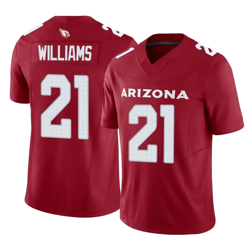 CAdoa A.Cardinals #21 Garrett Williams Player Cardinal Vapor F.U.S.E. Limited Home Game Stitched Jerseys