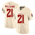 CAdoa A.Cardinals #21 Garrett Williams Player Cream Rivalries Collection Vapor Limited Home Game Stitched Jerseys