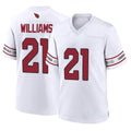 CAdoa A.Cardinals #21 Garrett Williams Player White Home Game Stitched Jerseys