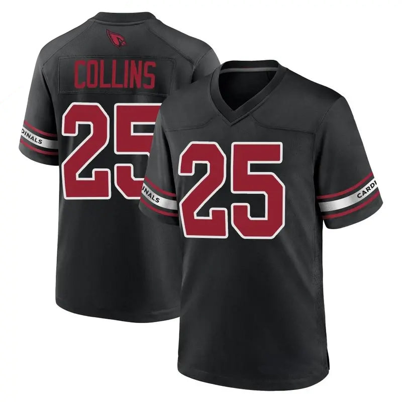 CAdoa A.Cardinals #25 Zaven Collins Player Black Game Home Stitched Jerseys
