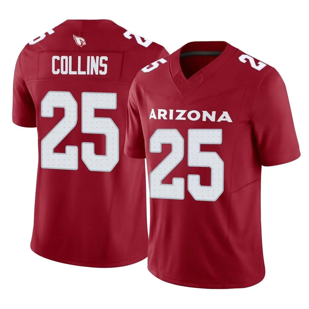 CAdoa A.Cardinals #25 Zaven Collins Player Cardinal Vapor F.U.S.E. Limited Home Game Stitched Jerseys