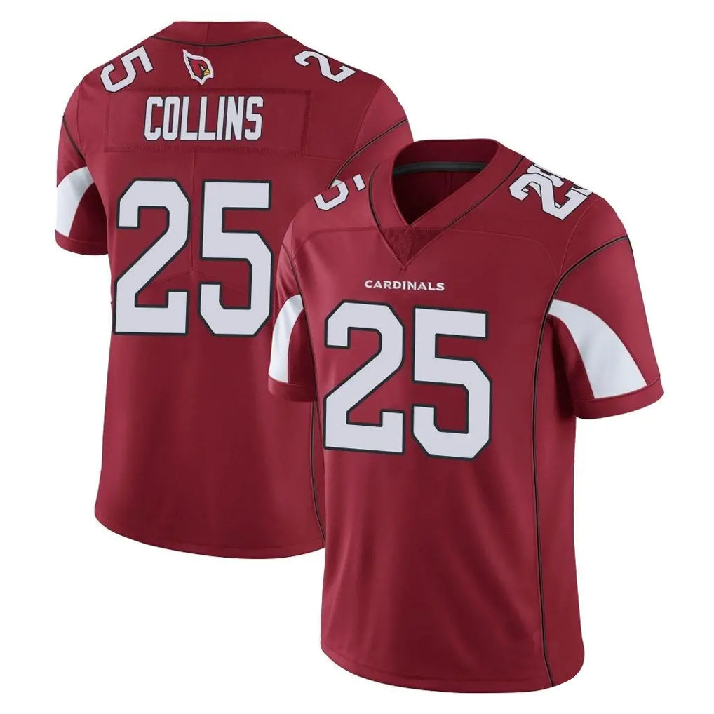 CAdoa A.Cardinals #25 Zaven Collins Player Cardinal Vapor Limited Home Game  Stitched Jerseys