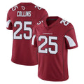 CAdoa A.Cardinals #25 Zaven Collins Player Cardinal Vapor Limited Home Game  Stitched Jerseys