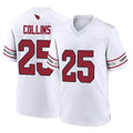 CAdoa A.Cardinals #25 Zaven Collins Player White Home Game Stitched Jerseys