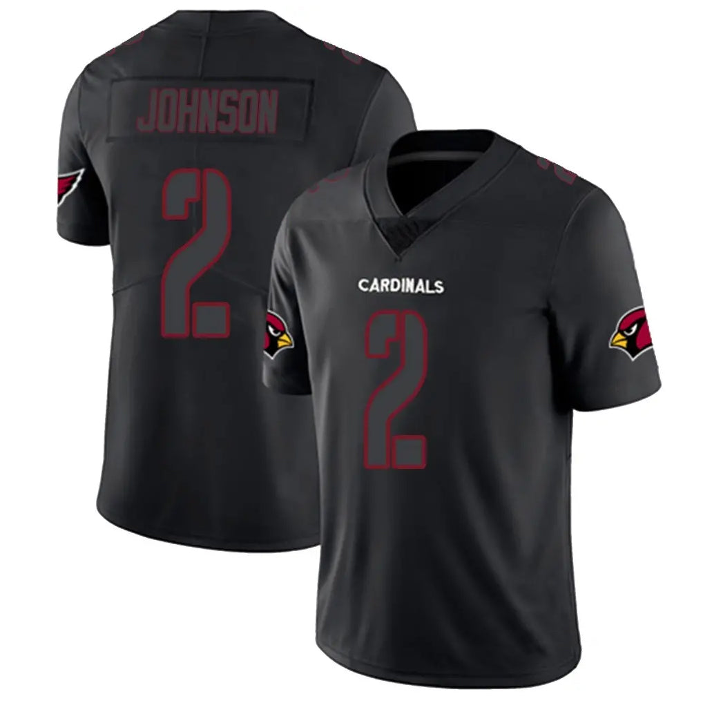 CAdoa A.Cardinals #2 Will Johnson Player Black Impact Limited Home Game Stitched Jerseys
