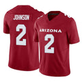 CAdoa A.Cardinals #2 Will Johnson Player Cardinal Vapor F.U.S.E. Limited Home Game Stitched Jerseys