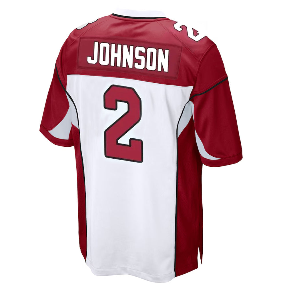 CAdoa A.Cardinals #2 Will Johnson Player White Cardinal Home Game Stitched Jerseys
