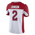 CAdoa A.Cardinals #2 Will Johnson Player White Vapor Limited Home Game Stitched Jerseys