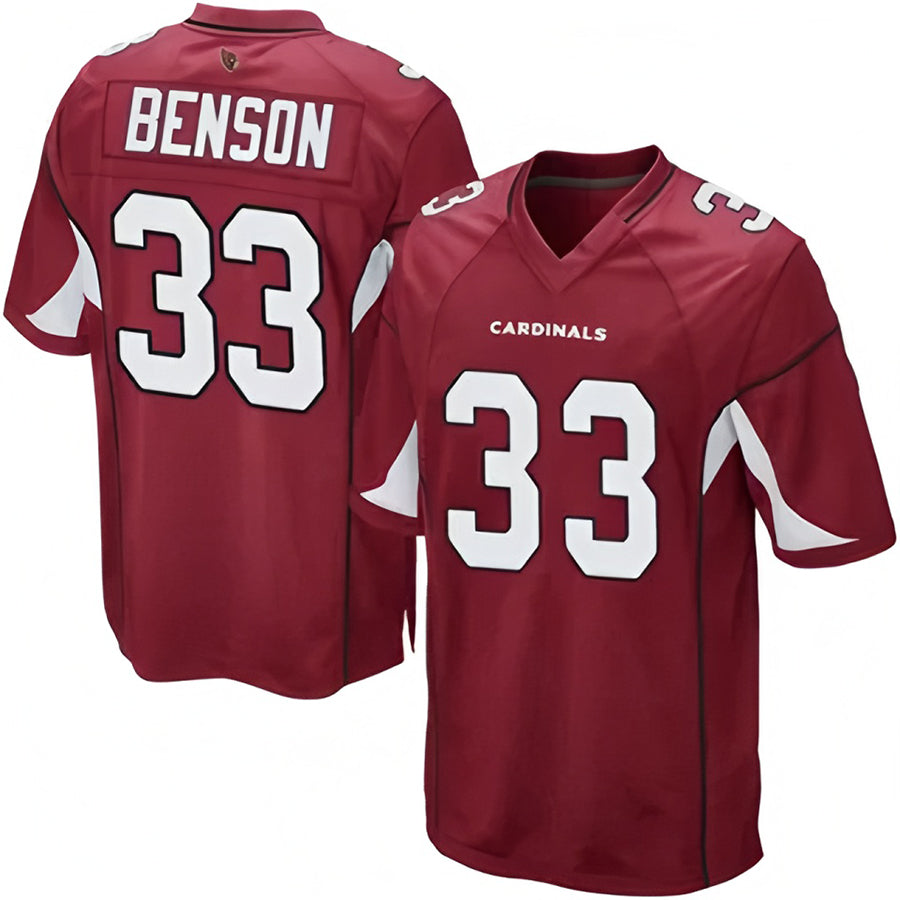 CAdoa A.Cardinals #33 Trey Benson Player Game Stitched Stitched Jerseys
