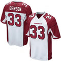 CAdoa A.Cardinals #33 Trey Benson Player White Home Game Stitched Jerseys