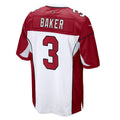 CAdoa A.Cardinals #3 Budda Baker Player White-Red Home Game Stitched  Jerseys