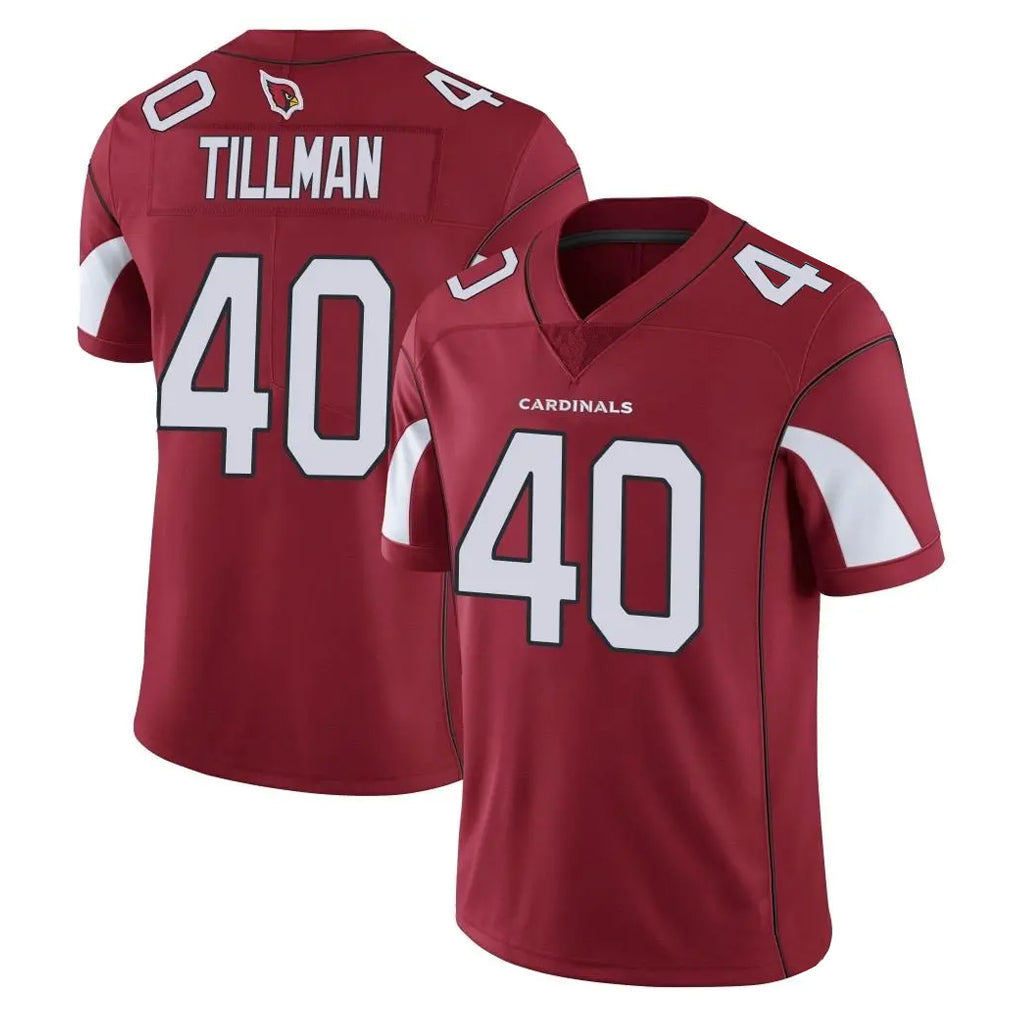 CAdoa A.Cardinals #40 Pat Tillman Player Cardinal Vapor Limited Home Game  Stitched Jerseys