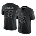 CAdoa A.Cardinals #55 Dante Stills Player Black RFLCTV Limited Home Game Stitched Jerseys