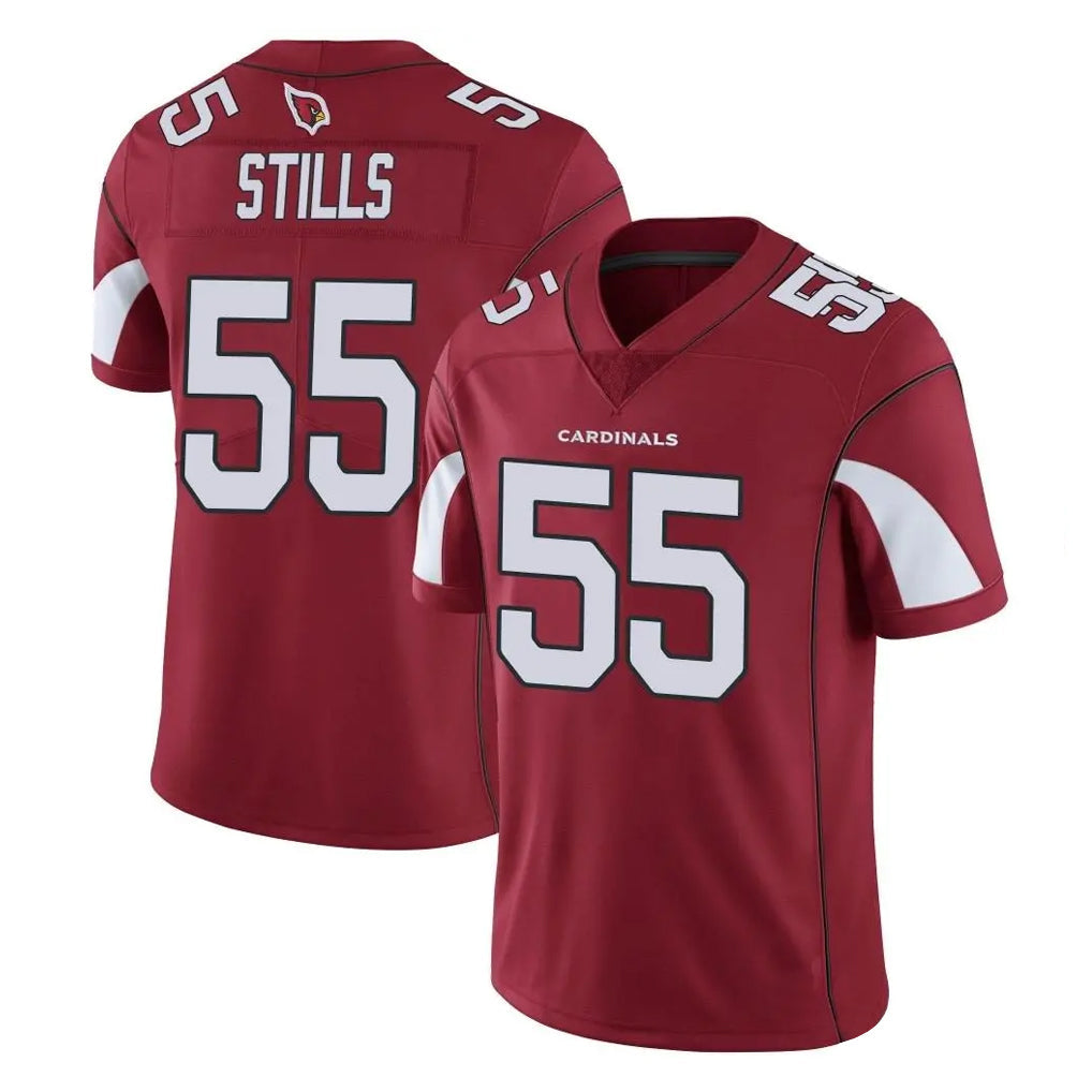 CAdoa A.Cardinals #55 Dante Stills Player Cardinal Vapor Limited Home Game  Stitched Jerseys