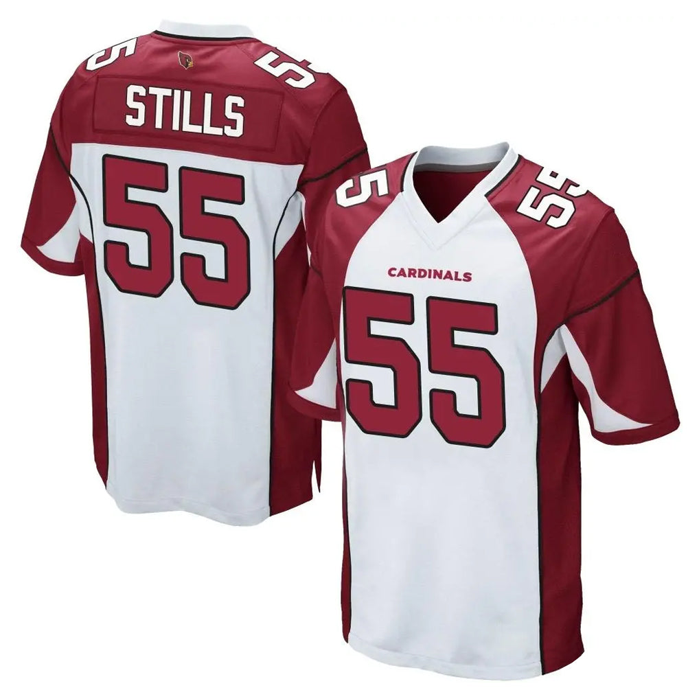 CAdoa A.Cardinals #55 Dante Stills Player White Cardinal Home Game Stitched Jerseys