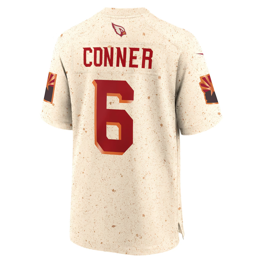 CAdoa A.Cardinals #6 James Conner Natural 2025 Rivalries Collection Game Stitched Jerseys