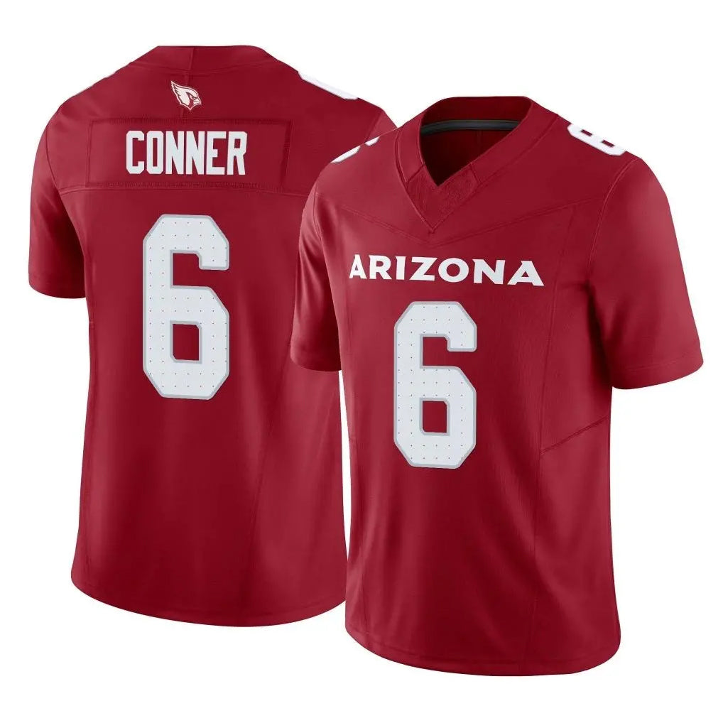 CAdoa A.Cardinals #6 James Conner Player Cardinal Vapor F.U.S.E. Limited Home Game Stitched Jerseys