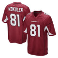 CAdoa A.Cardinals #81 Travis Vokolek Player Cardinal Game Stitched Jerseys