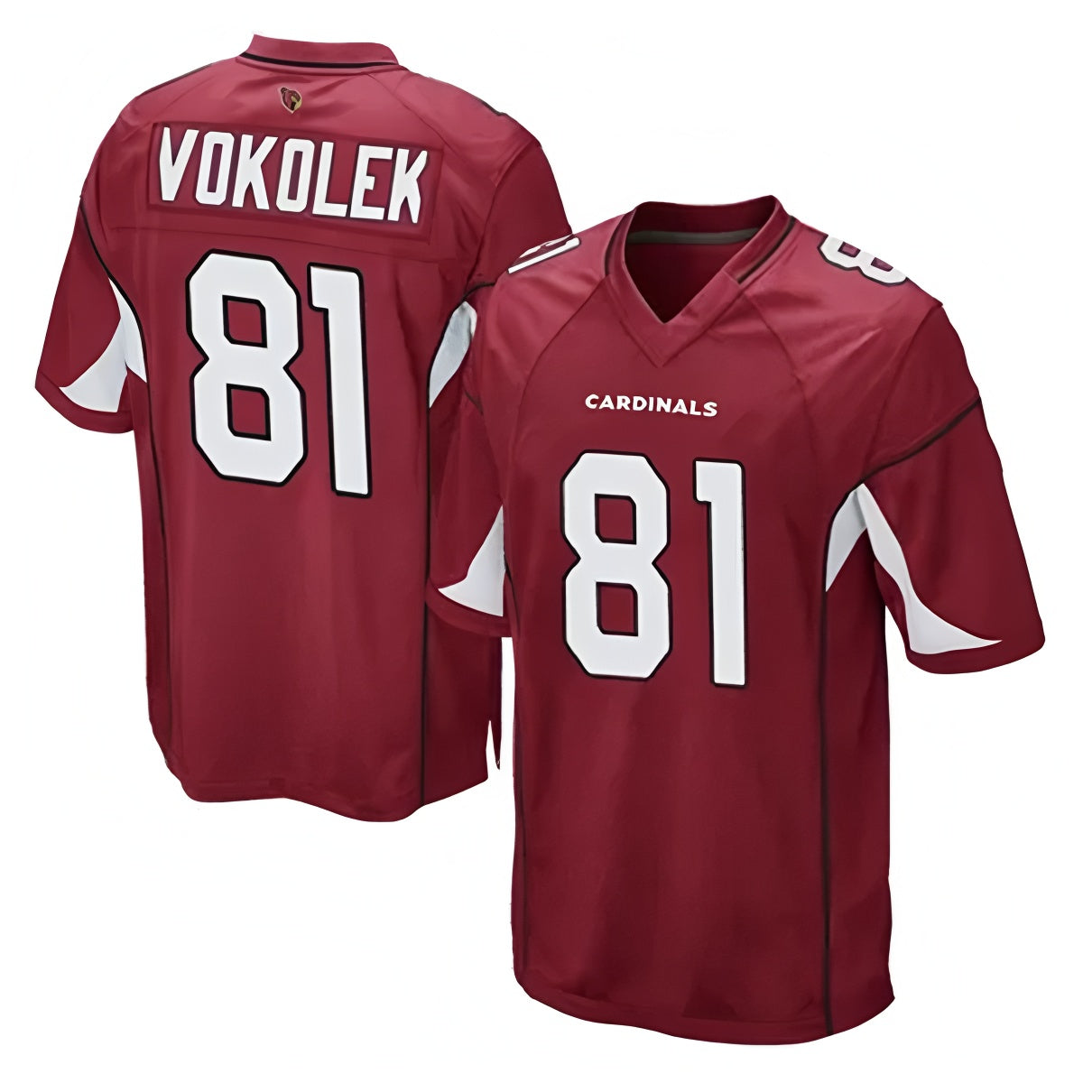 CAdoa A.Cardinals #81 Travis Vokolek Player Cardinal Game Stitched Jerseys