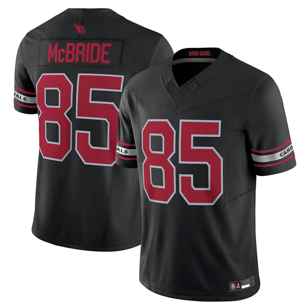 CAdoa A.Cardinals #85 Trey McBride Player Black Vapor F.U.S.E. Limited Home Game Stitched Jerseys