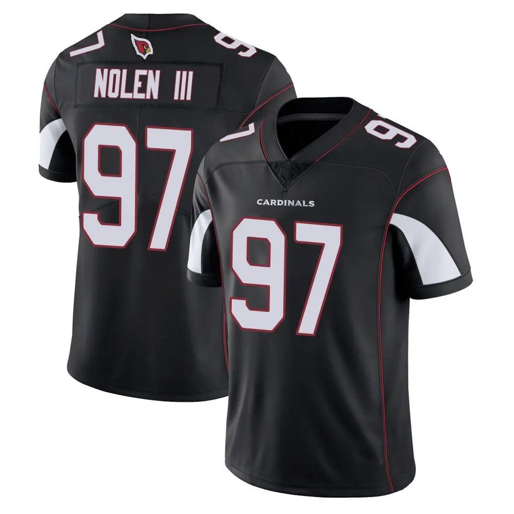 CAdoa A.Cardinals #97 Walter Nolen III Player Black Vapor Limited Home Game Stitched Jerseys