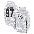 CAdoa A.Cardinals #97 Walter Nolen Player Arctic Camo Salute to Service Limited Hoodies Stitched Jerseys