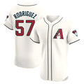 CAdoa A.Diamondbacks #57 Eduardo Rodriguez Player Cream Elite Home Stitched Jersey