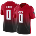 CAdoa A.Falcons #0 Divine Deablo Player Red Vapor F.U.S.E. Limited Home Game Stitched Jerseys
